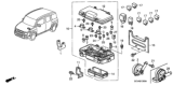 Diagram for Honda Element Horn - 38100-SCV-305