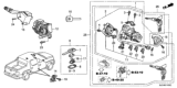 Diagram for Honda Odyssey Car Key - 72147-SHJ-A01