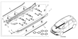 Diagram for 2019 Honda Fit Spoiler - 08F04-T5A-190