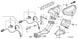 Diagram for 2007 Honda S2000 Oxygen Sensor - 36531-PZX-013