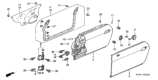 Diagram for 1998 Honda Prelude Door Check - 72380-S30-003