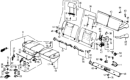 Diagram for 1986 Honda Civic Seat Belt - 786A2-SB6-663ZB