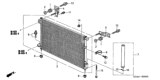 Diagram for Honda Accord A/C Condenser - 80110-SDC-A02