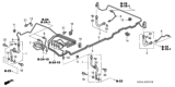 Diagram for 2000 Honda Odyssey Hydraulic Hose - 01466-S0X-000