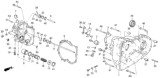 Diagram for Honda Prelude Transfer Case Seal - 91205-611-005