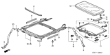 Diagram for 2004 Honda Civic Sunroof - 70200-S5S-G11