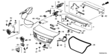 Diagram for 2015 Honda Civic Trunk Lids - 68500-TR3-A70ZZ