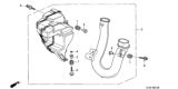 Diagram for 1999 Honda CR-V Air Intake Coupling - 17242-PHK-000