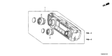 Diagram for 2014 Honda Civic Blower Control Switches - 79600-TR6-A42ZA