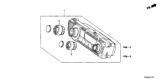 Diagram for 2015 Honda Civic A/C Switch - 79600-TR6-A42ZA