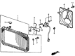 Diagram for 1986 Honda CRX Radiator - 19010-PE1-702