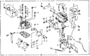 Diagram for 1977 Honda Accord Carburetor - 16100-671-661