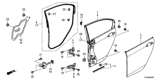 Diagram for 2017 Honda Accord Door Check - 72840-T2F-A11