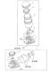 Diagram for 2000 Honda Passport Brake Master Cylinder - 8-97178-913-0