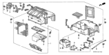 Diagram for 1999 Honda Prelude Heater Core - 79110-S30-A02