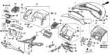 Diagram for Honda Civic Gauge Trim - 77205-SNA-A02ZA