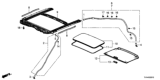 Diagram for 2022 Honda Accord Sun Visor - 70600-TVA-A01ZA