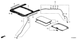 Diagram for 2018 Honda Accord Sun Visor - 70600-TVA-A01ZA