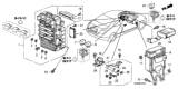 Diagram for 2010 Honda Civic Fuse Box - 38200-SVA-A15