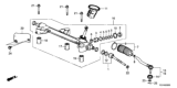 Diagram for Honda Rack And Pinion - 53601-TG7-A02