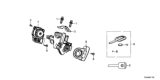 Diagram for 2017 Honda Civic Car Key - 35118-TGG-A00