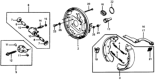 Diagram for Honda Accord Brake Shoe Set - 06043-671-000