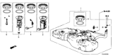 Diagram for Honda Accord Fuel Pressure Regulator - 17052-T2A-L00
