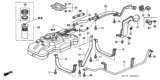 Diagram for Honda Fuel Filler Neck - 17660-SCV-A02