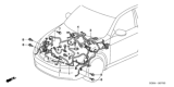 Diagram for 2007 Honda Accord Hybrid Battery Cable - 32601-SDR-A00