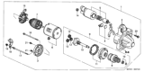 Diagram for Honda Element Starter Motor - 31200-RAA-A01