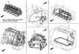 Diagram for Honda Prelude Cylinder Head Gasket - 06110-PT3-A02