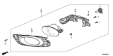 Diagram for 2012 Honda Civic Fog Light - 33950-TR7-A01