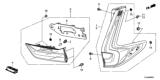 Diagram for 2018 Honda CR-V Tail Light - 33500-TLA-A01