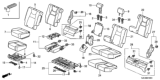 Diagram for 2013 Honda Ridgeline Armrest - 82180-SJC-A01ZE