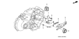 Diagram for Honda Clutch Fork - 22821-PYZ-000