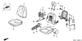 Diagram for Honda Civic Seat Cushion - 81132-S5P-A04