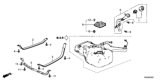 Diagram for 2022 Honda Ridgeline Fuel Filler Neck - 17650-T6Z-A11