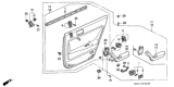 Diagram for 1991 Honda Accord Door Trim Panel - 83700-SM1-A00ZD
