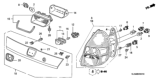 Diagram for Honda Fit Side Marker Light - 33501-SLN-A01