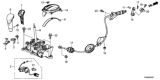 Diagram for Honda Fit Automatic Transmission Shift Levers - 54200-TF0-J72