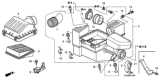 Diagram for 2008 Honda Fit Air Duct - 17212-PWA-J10