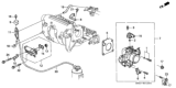 Diagram for 1995 Honda Civic Idle Control Valve - 36450-PP4-E01