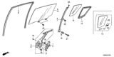 Diagram for 2014 Honda Insight Window Regulator - 72751-TM8-003