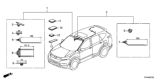 Diagram for 2021 Honda CR-V Hybrid Sunroof Cable - 32155-TPG-A10