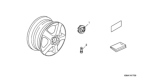 Diagram for 2007 Honda Civic Wheel Cover - 08W17-S6A-00003