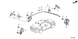 Diagram for Honda Accord Antenna Cable - 39160-T2A-A02