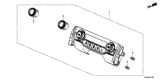 Diagram for Honda Civic Blower Control Switches - 79600-TBA-A11ZA