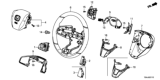 Diagram for 2021 Honda Civic Clock Spring - 77901-TBA-C10