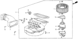 Diagram for Honda Civic Blower Motor - 39410-SB3-676