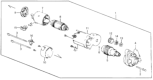 Diagram for Honda Del Sol Armature - 31207-657-672